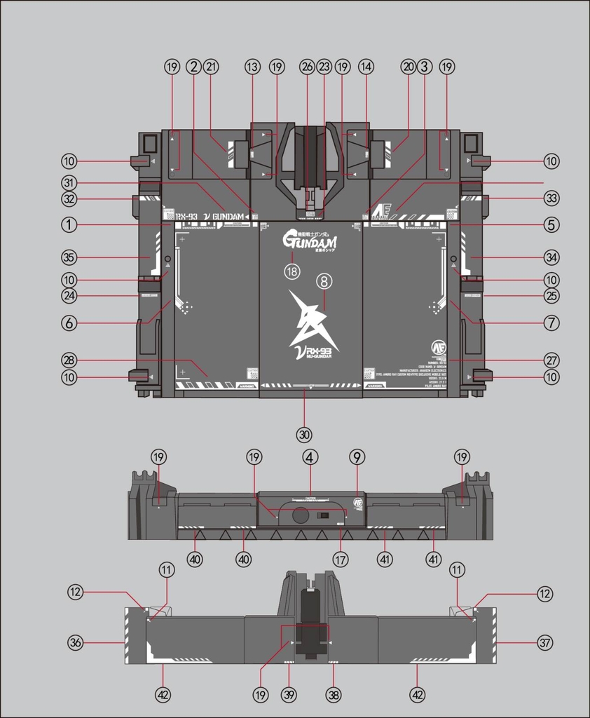 Decal nước Base PGU Nu RX93