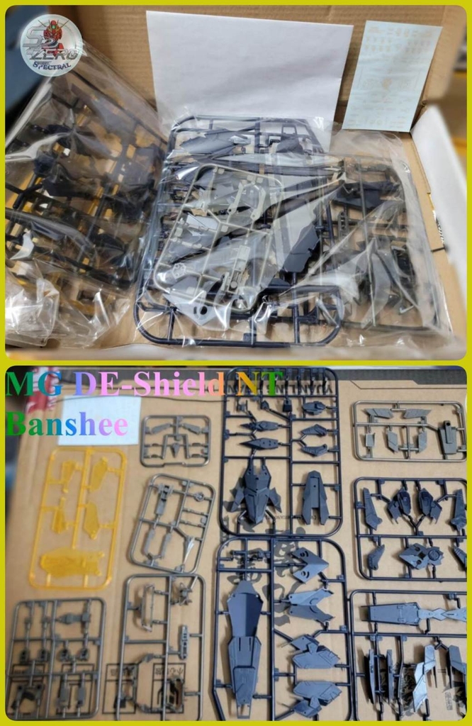 Phụ kiện khiên đuôi MG 1/100 DE Shield Tail gundam Unicorn Banshee Phenex