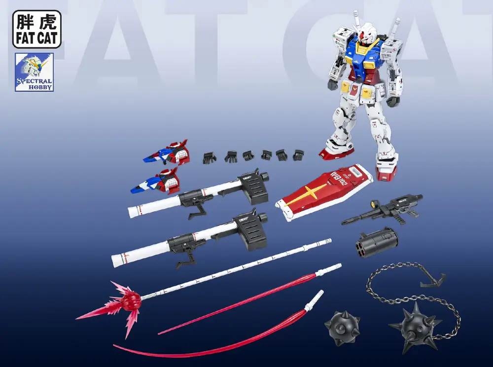 Mô hình lắp ráp MG RGU 1/100 Rx-78-2 RX78 - Fatcat model