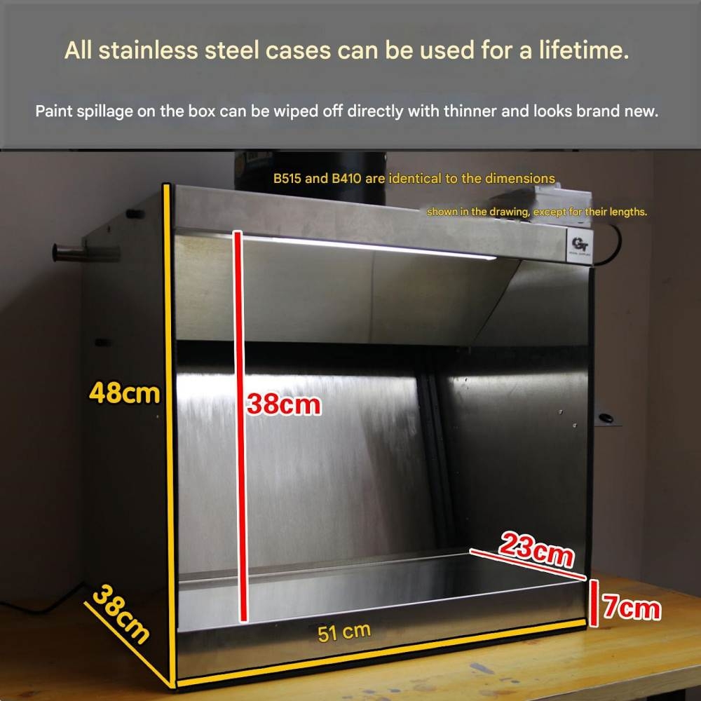 Hộp hút mùi sơn GT Model Water curtain box model painted