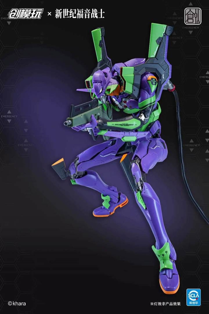 Mô hình lắp ráp Tron Creative Evangelion EVA-01 & 06 Metal Frame Alloy Movable