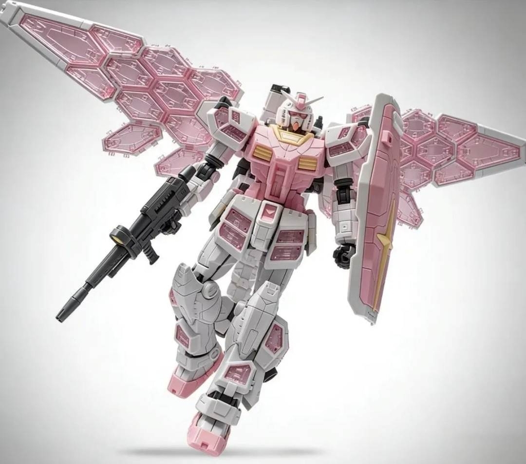 Mô hình lắp ráp HG 1/144 RX-78F00 GLRSS Feather Unit (Pink) Rx78F- Gaogao