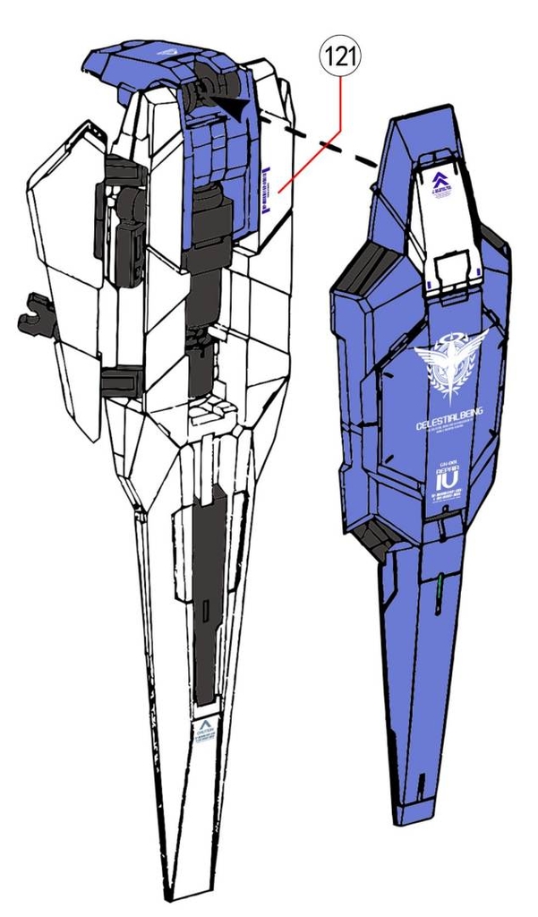Decal nước RG HG Exia R4 ver.MB (GBC, ...)