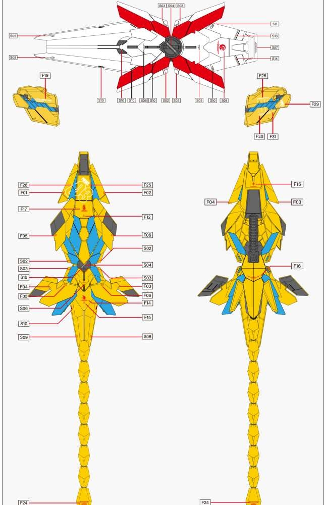 Decal nước dán mô hình MG HG RG Gundam Phenex 03 các loại Water sticker