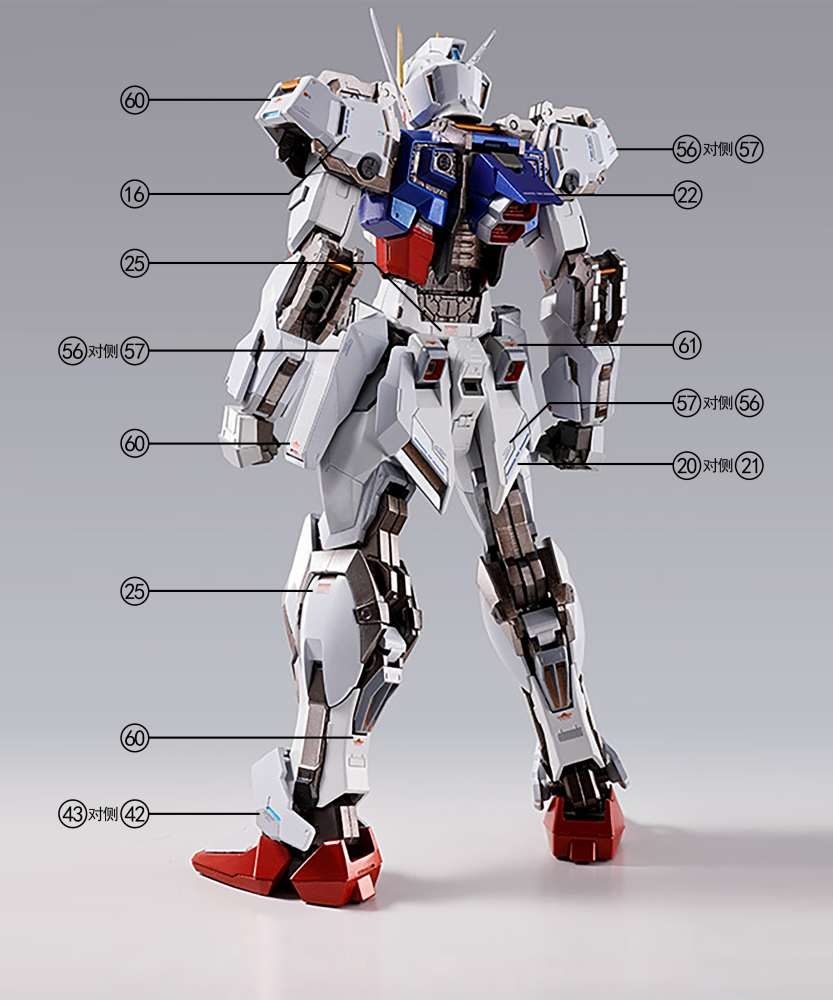 Decal nước dán mô hình MG Lightning Strike gundam 8829 8830 water stickers