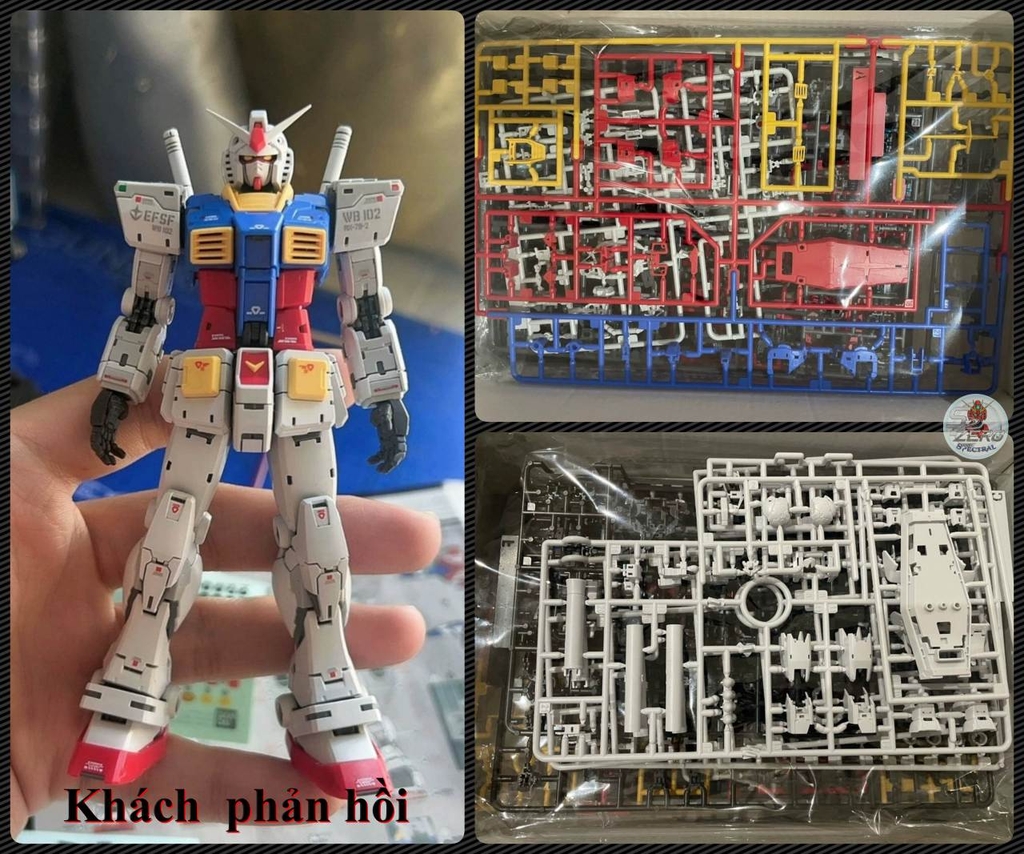 Mô hình lắp ráp RG 1/144 RX-78-2 gundam RX78 2.0 - Gaogao model