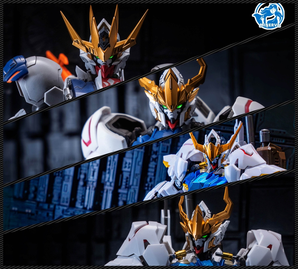Set đầu head 1/100 MHEX HEADMASTER Vajra 04 Barbatos Wolverine - Minerva (+led)