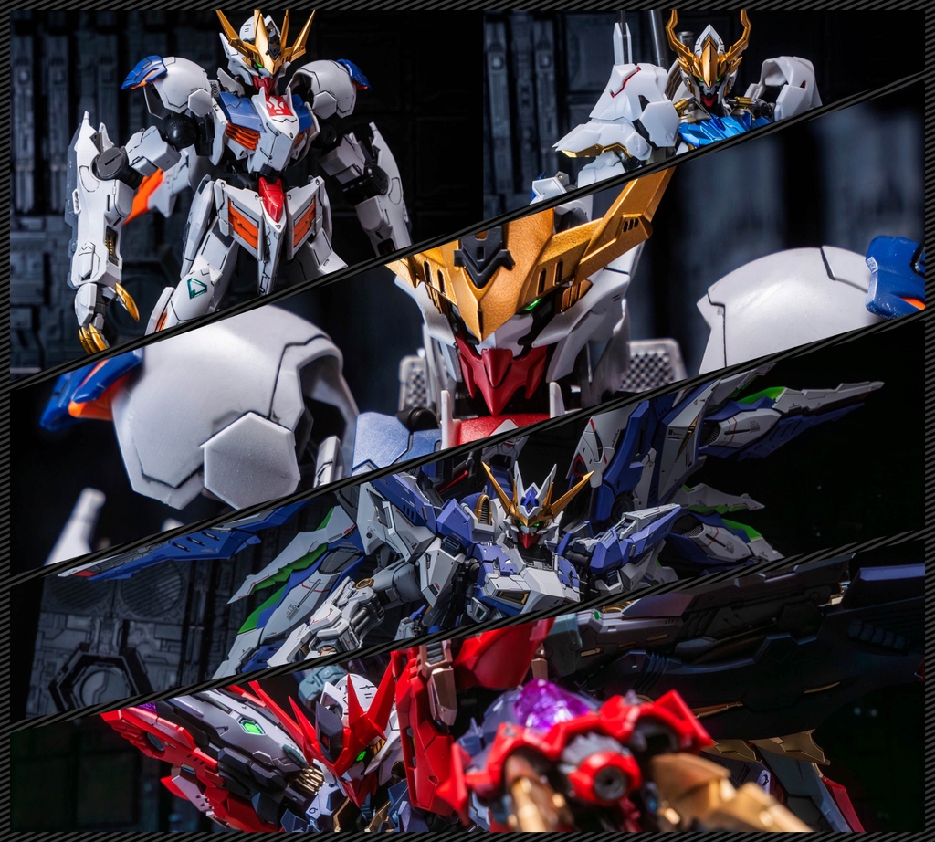 Set đầu head 1/100 MHEX HEADMASTER Vajra 04 Barbatos Wolverine - Minerva (+led)