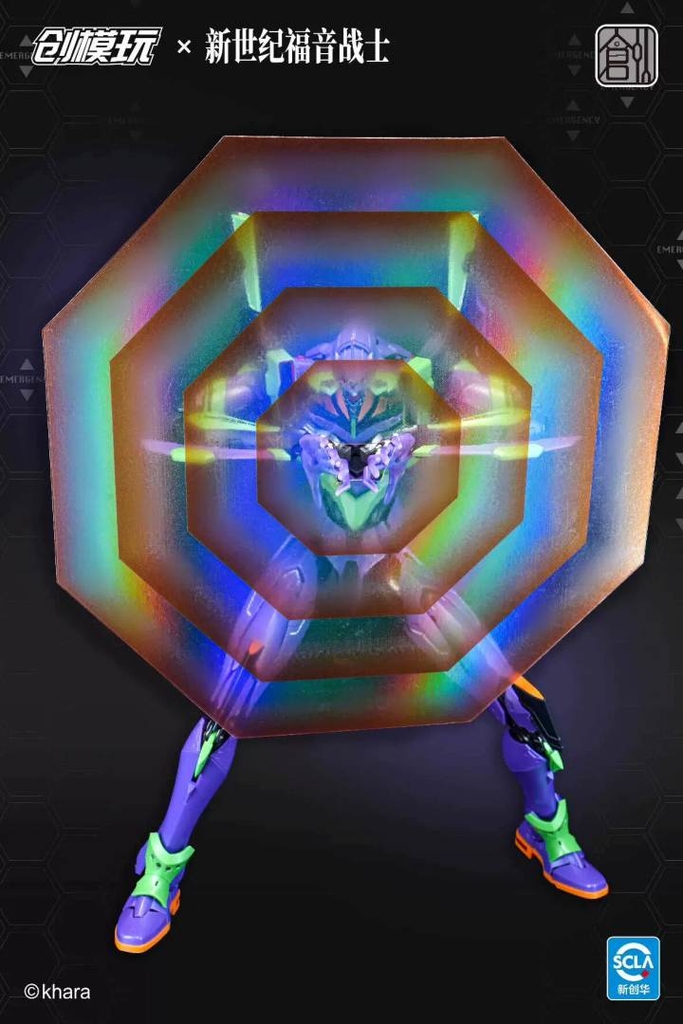 Mô hình lắp ráp Tron Creative Evangelion EVA-01 & 06 Metal Frame Alloy Movable
