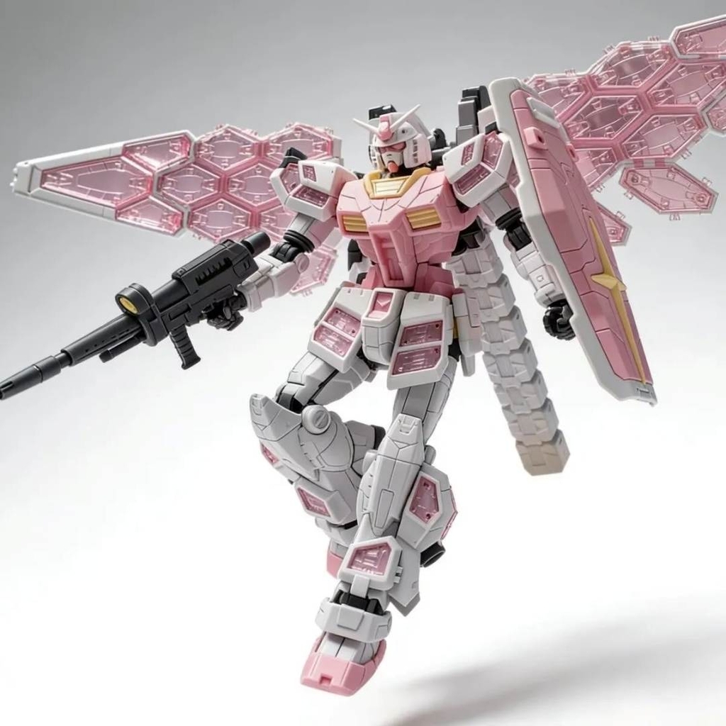 Mô hình lắp ráp HG 1/144 RX-78F00 GLRSS Feather Unit (Pink) Rx78F- Gaogao
