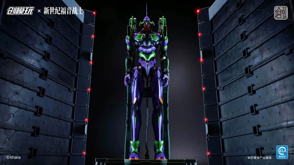Mô hình lắp ráp Tron Creative Evangelion EVA-01 & 06 Metal Frame Alloy Movable