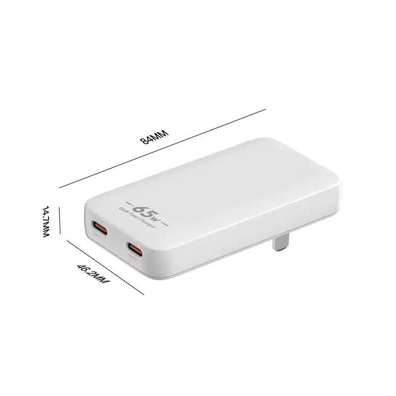 Sac nhanh Type C siêu mỏng 65W GAN Gen2 Ultra-thin Fast Charging cho điện thoại laptop handheld