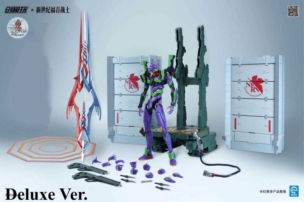 Mô hình lắp ráp Tron Creative Evangelion EVA-01 & 06 Metal Frame Alloy Movable