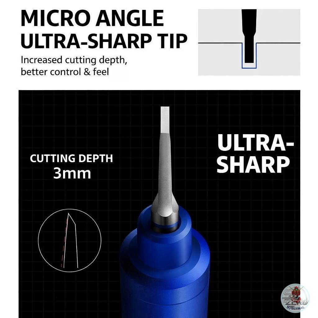 Tạo line detail Chisel KURAKAWA Master Engraver Engraving Knife X-Pro + Cán cao cấp