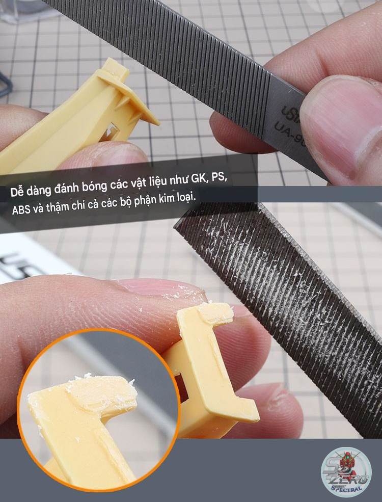 Bộ dụng cụ USTAR set mài nhám dũa siêu mịn UA90691 Metal sander hobby tools