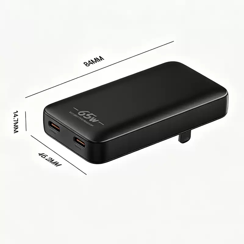 Sac nhanh Type C siêu mỏng 65W GAN Gen2 Ultra-thin Fast Charging cho điện thoại laptop handheld