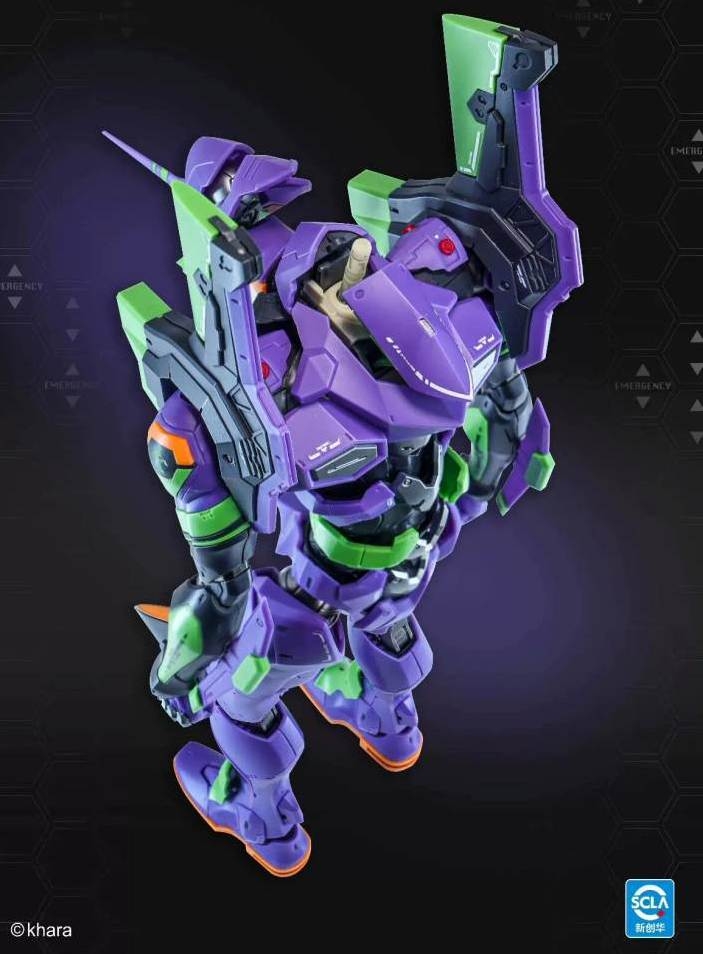 Mô hình lắp ráp Tron Creative Evangelion EVA-01 & 06 Metal Frame Alloy Movable