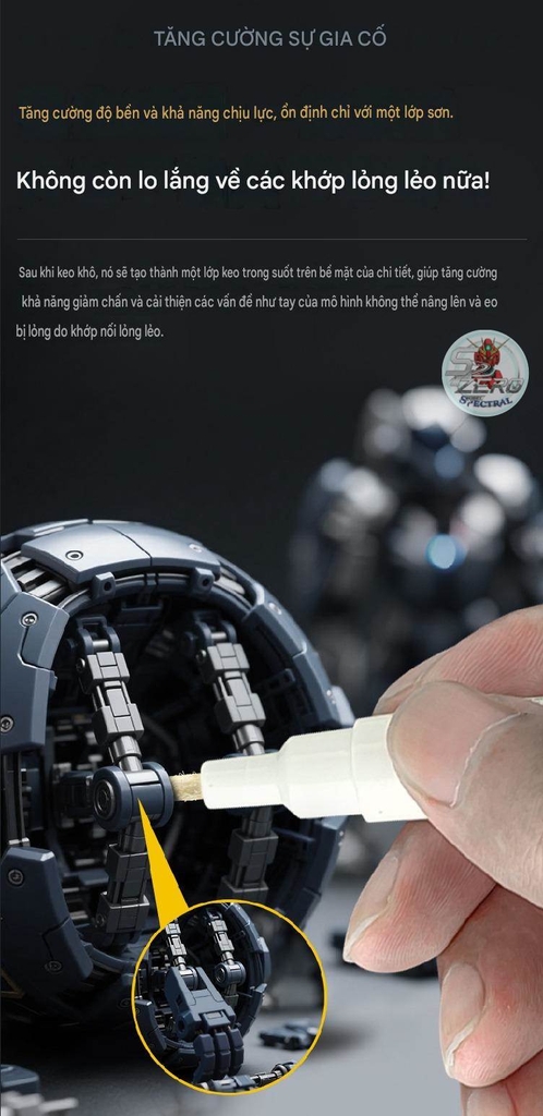 Bút keo Stedi gia cố khớp tăng cường fix khớp mô hình joint reinforcement glue