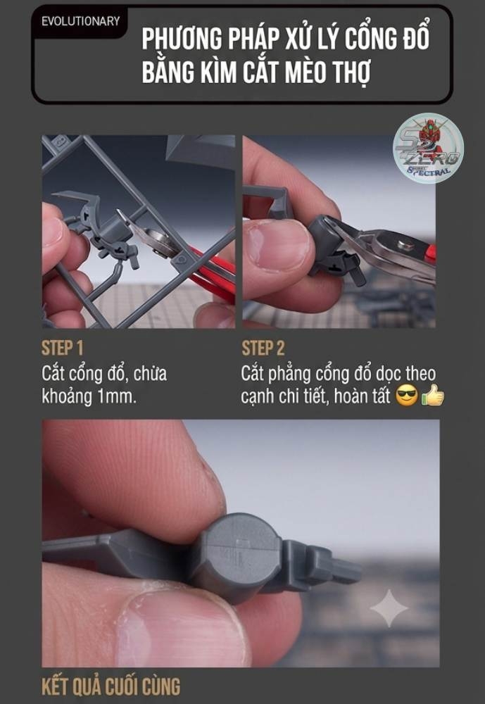 Kìm cắt mô hình HOBBY MIO HM109 không gỉ 1 lưỡi Ultra Thin Single Blade Nipper stainless steel high hardness