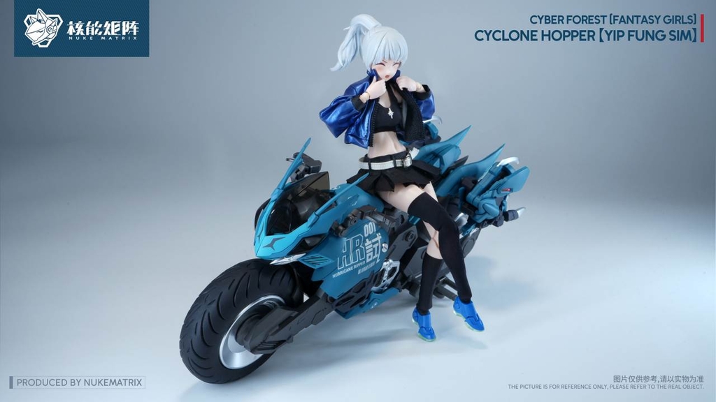 Mô hình lắp ráp 1/12 CF08 Cyclone Hurricane Hopper Nuke Matrix Cyber forest Fantasy Girl