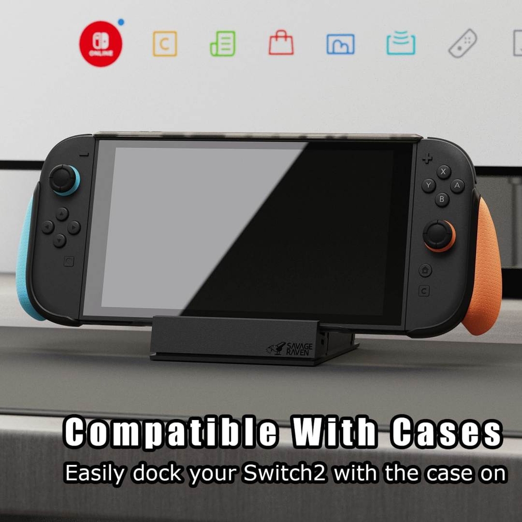 Dock xuất hình Savage Raven Skull & Co Jumpgate cho Nintendo Switch 2, Handheld gaming