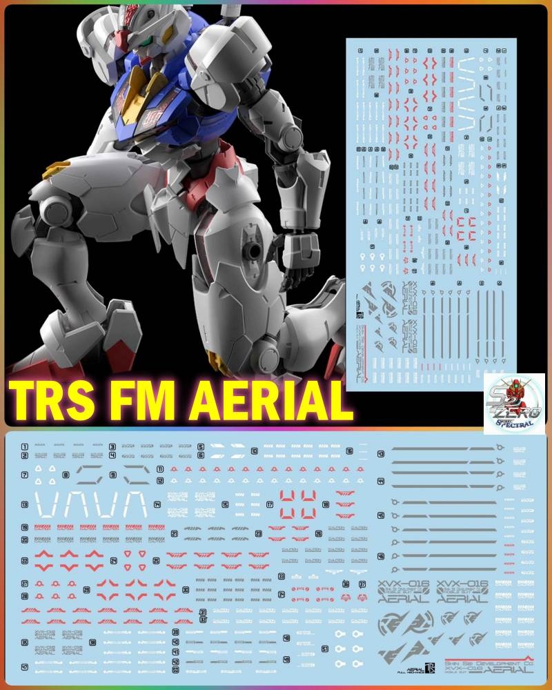 Decal nước dán mô hình CALIBARN MERCURY HG các loại Water sticker