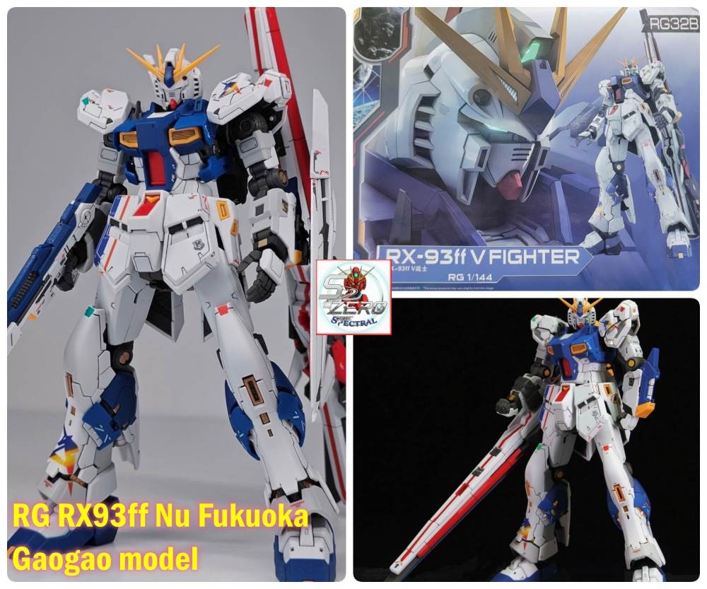 Mô hình lắp ráp RG 1/144 RX93ff Nu gundam Fukuoka - Gaogao model