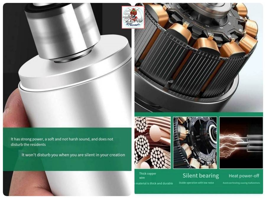 Máy khoan mài điêu khắc đánh bóng cầm tay đảo chiều DEGUQMNT Mini Electric Drill Grinder MNT998518