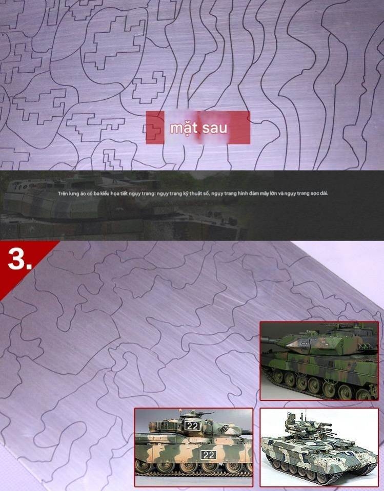 Bảng Camo Mask Cutting Mat 200x270mm (304 stainless steel) - BD0013 Border tool