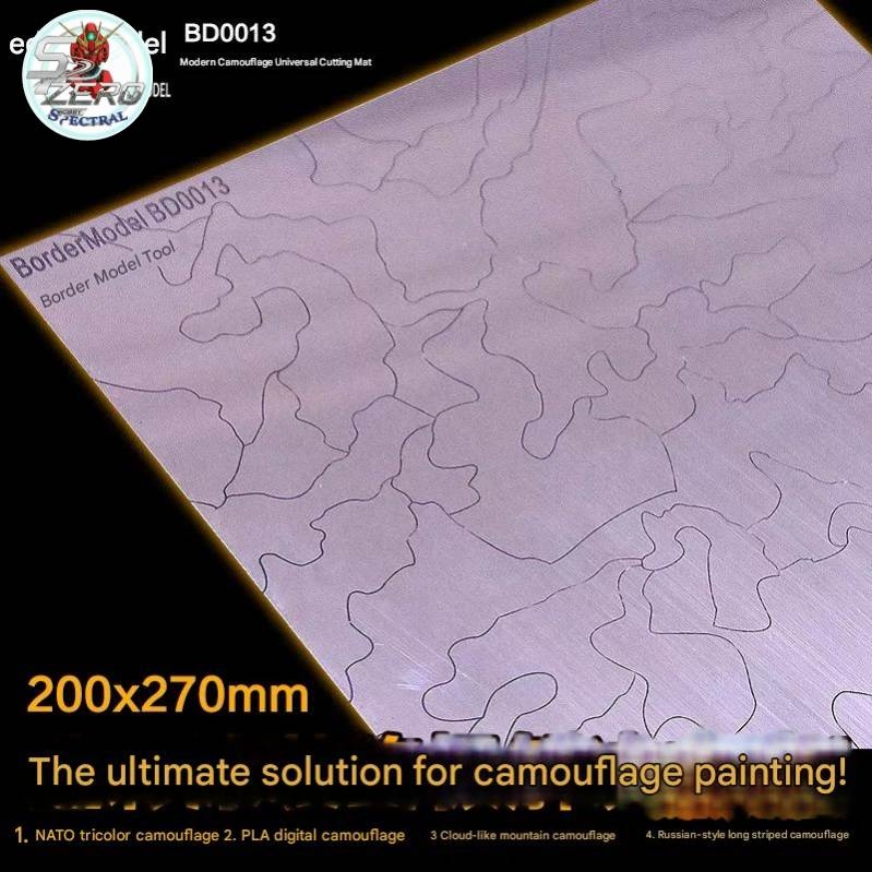 Bảng Camo Mask Cutting Mat 200x270mm (304 stainless steel) - BD0013 Border tool