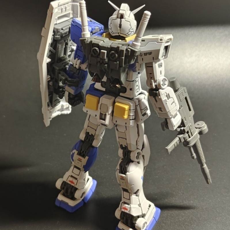 Mô hình lắp ráp RG 1/144 RX-78-2 2.0 RX78 Kowloon Fist Color Scheme White Base 5501