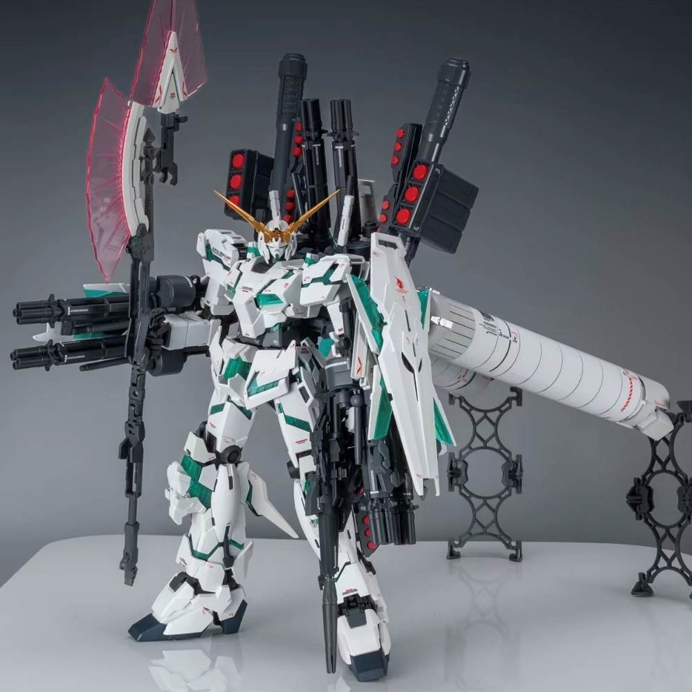 Mô hình lắp ráp 1/100 MGEX Unicorn Full Armor (Green / Clear Frame) - Tiger model