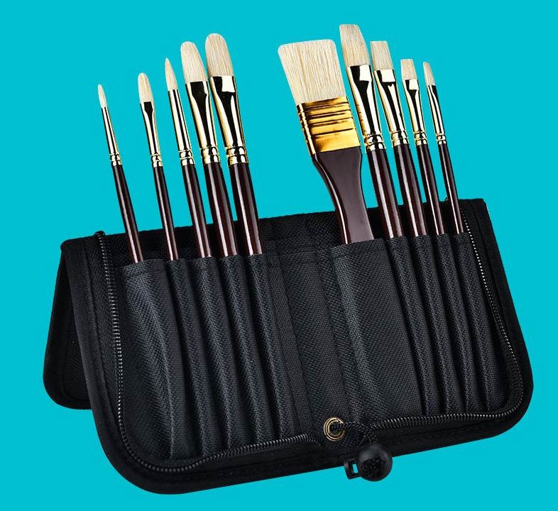 Bộ bút cọ vẽ sơn dầu oil - sơn nước acrylic Art Rangers
