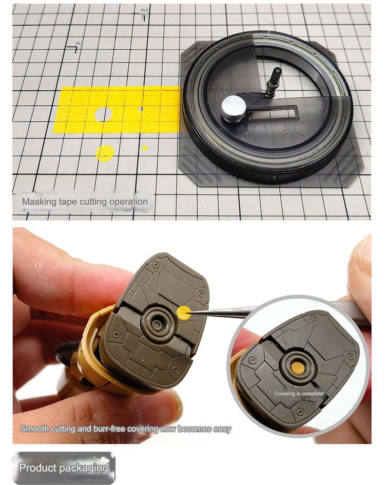 Dụng cụ cắt tròn MS-075 Tungsten Steel Precision Circular Cutter Stepless 1-50mm Round Stickers