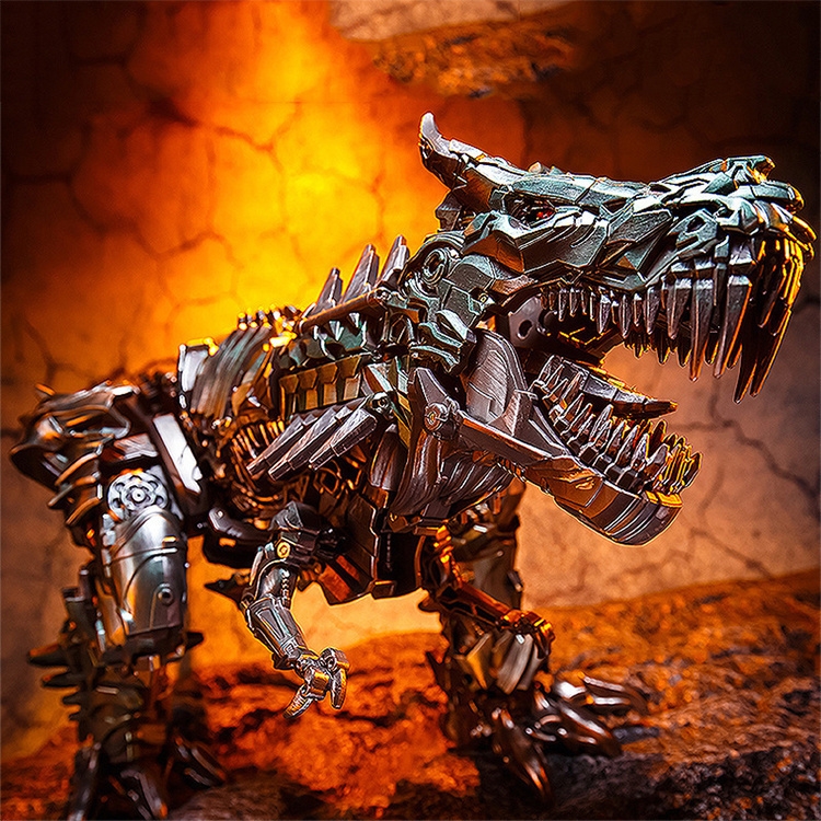 Mô hình BMB Transformer Ancient Lord Grimlock Dinosaur Robot 38cm LS05 HMK04 Diecast