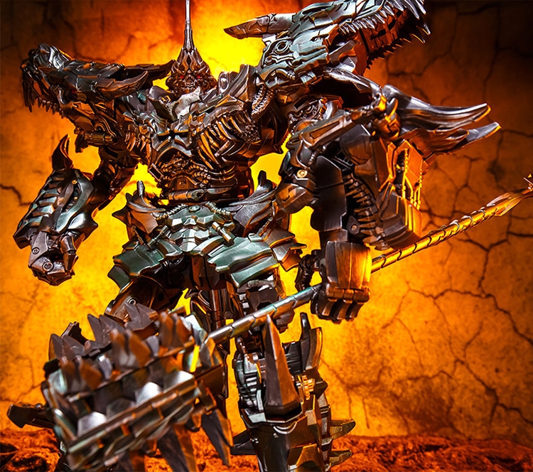 Mô hình BMB Transformer Ancient Lord Grimlock Dinosaur Robot 38cm LS05 HMK04 Diecast