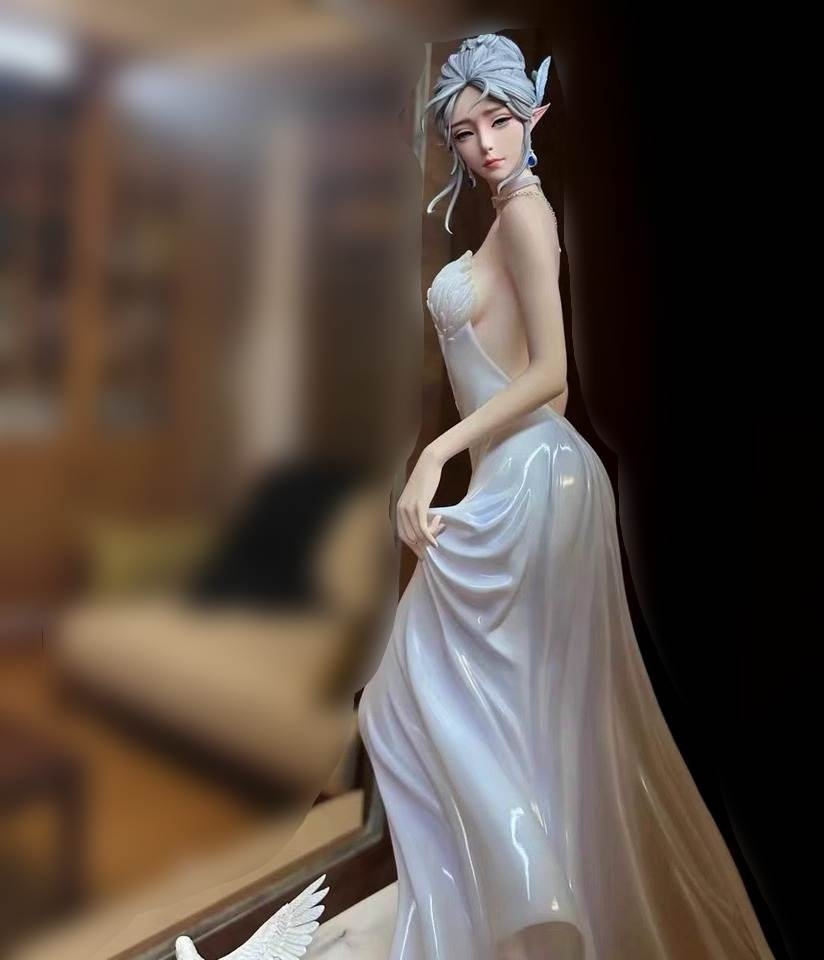 Mô hình Figure Ghost Blade Ice Princess Elf Yan Onito Kaikinen Anime Girl 38-58cm High Quality