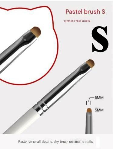 Bút cọ vẽ sơn mô hình hand drawbrush multi-function brush pastel coloring paint dry sweep Hobby Mio