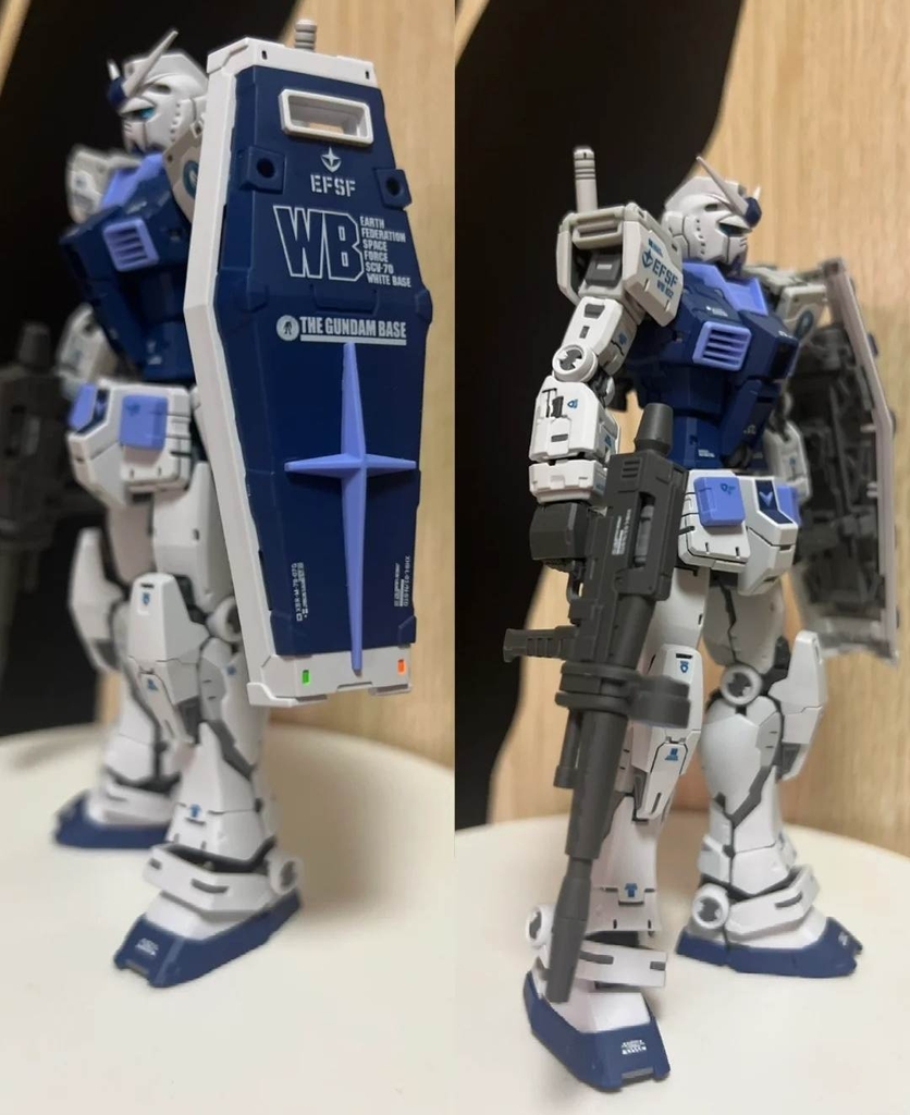 Mô hình lắp ráp RG 1/144 RX-78-2 RX78 2.0 Gundam base (blue color) - Changlong model