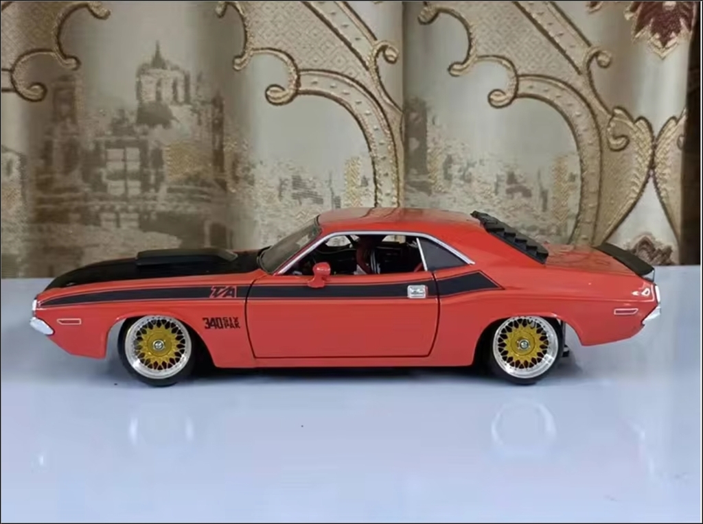 Ô tô điều khiển RC Car Drift 1/28 Remote Control 6CH Carbon Fiber HGV1 RWD Challenger 1970