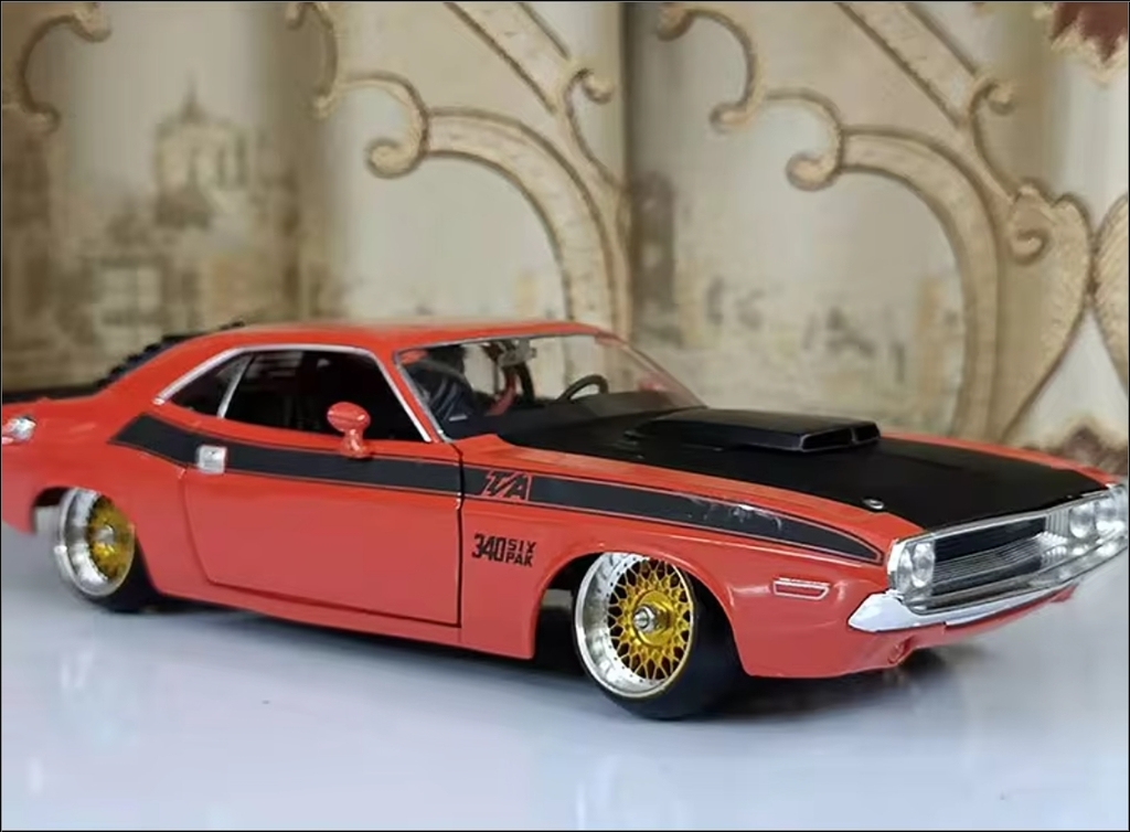 Ô tô điều khiển RC Car Drift 1/28 Remote Control 6CH Carbon Fiber HGV1 RWD Challenger 1970