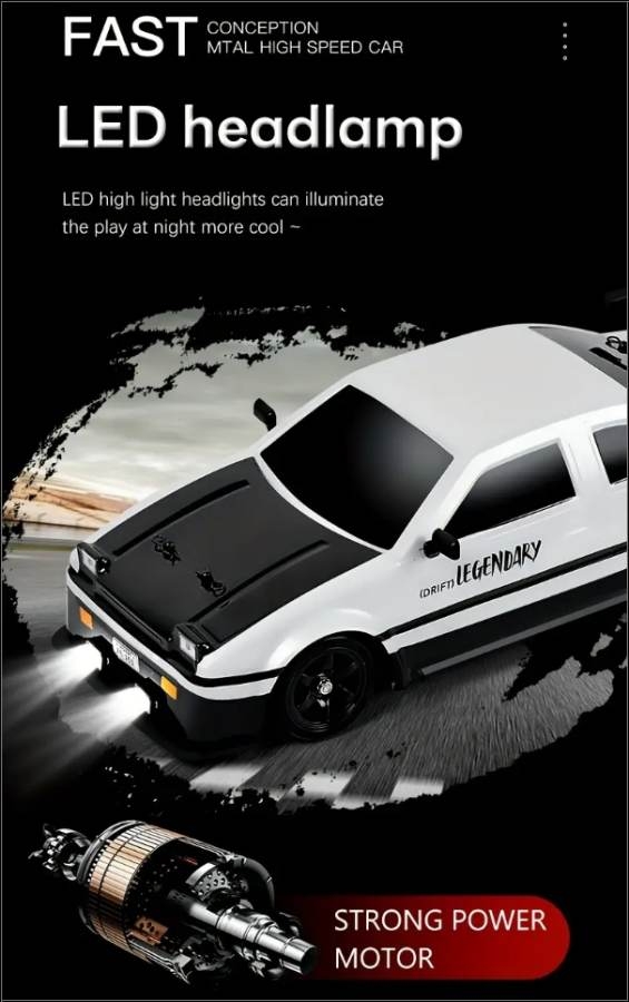 Ô tô điều khiển RC Car Drift 1/16 4WD 18KM/H High Speed Spray System Racing Rally