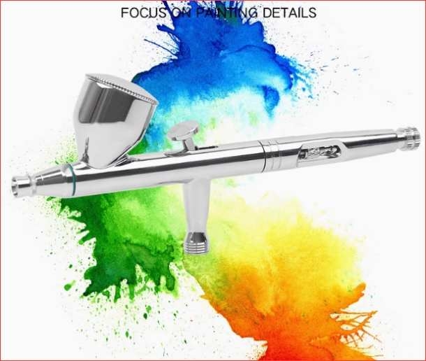 Bút sơn mô hình airbrush WB-188S double action 0.3/0.5/0.8mm caliber spray