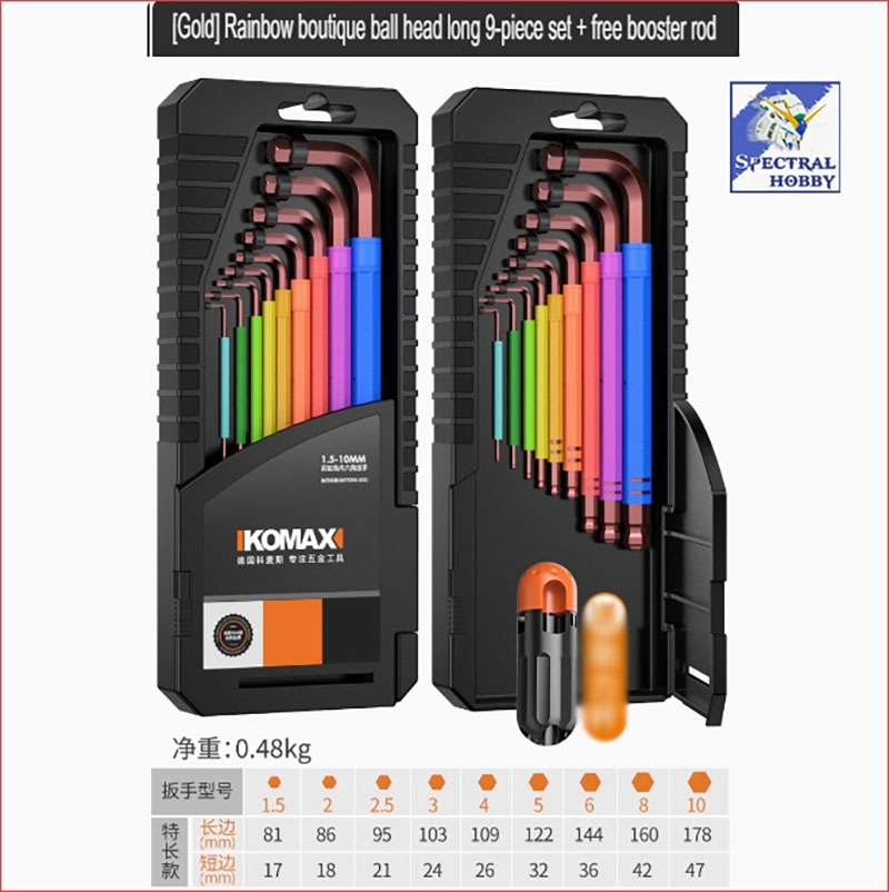 Bộ dụng cụ KOMAX tua vít lục giác hoa thị các loại Hex Key Wrench plum hexagonal metric screwdriver tool