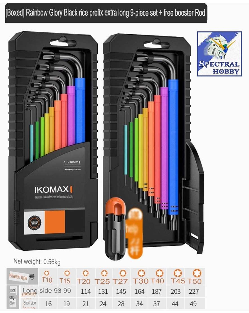 Bộ dụng cụ KOMAX tua vít lục giác hoa thị các loại Hex Key Wrench plum hexagonal metric screwdriver tool