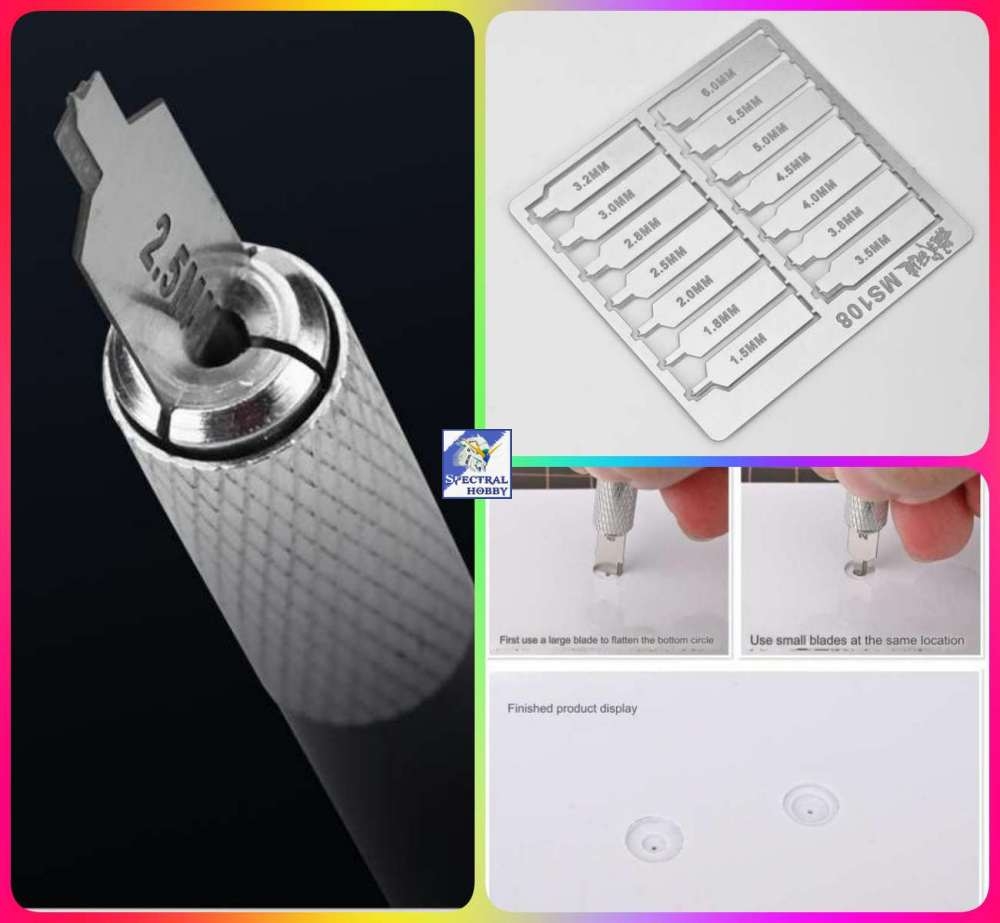 Dụng cụ mũi khoan bằng Centering Flat Bottom Drill Hole Digger MS108