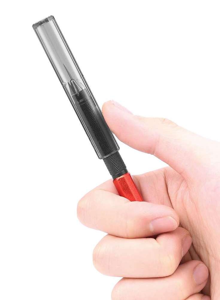 Dụng cụ Dspiae AT-DK dao mô hình Broad Narrow Blade Hobby Aluminium alloy hobby Knife Plastic Cutting