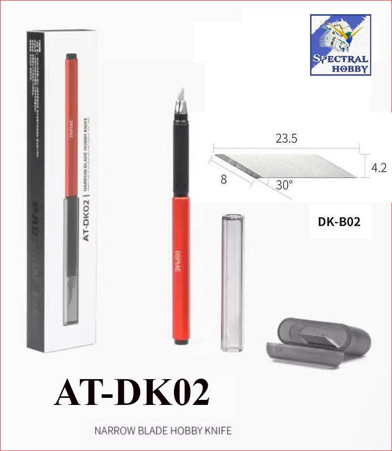Dụng cụ Dspiae AT-DK dao mô hình Broad Narrow Blade Hobby Aluminium alloy hobby Knife Plastic Cutting