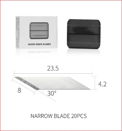 Dụng cụ Dspiae AT-DK dao mô hình Broad Narrow Blade Hobby Aluminium alloy hobby Knife Plastic Cutting