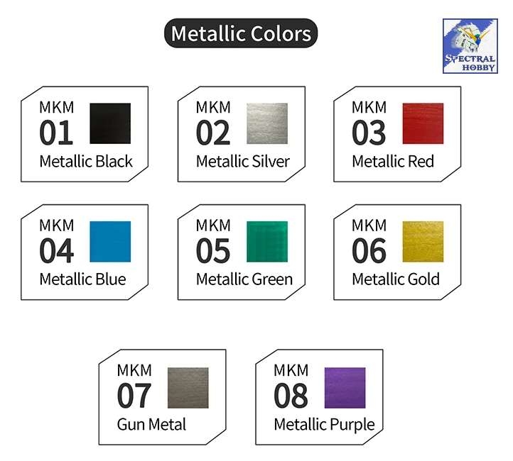 Bút sơn DSPIAE draw brush MK/MKM 01-12 Soft Tip Acrylic Marker Water-based Pen (basic - metallic - Fluorescent Colors)